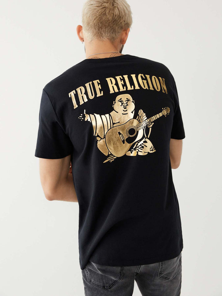 TRUE RELIGION SOLID GOLD BUDDHA TEE