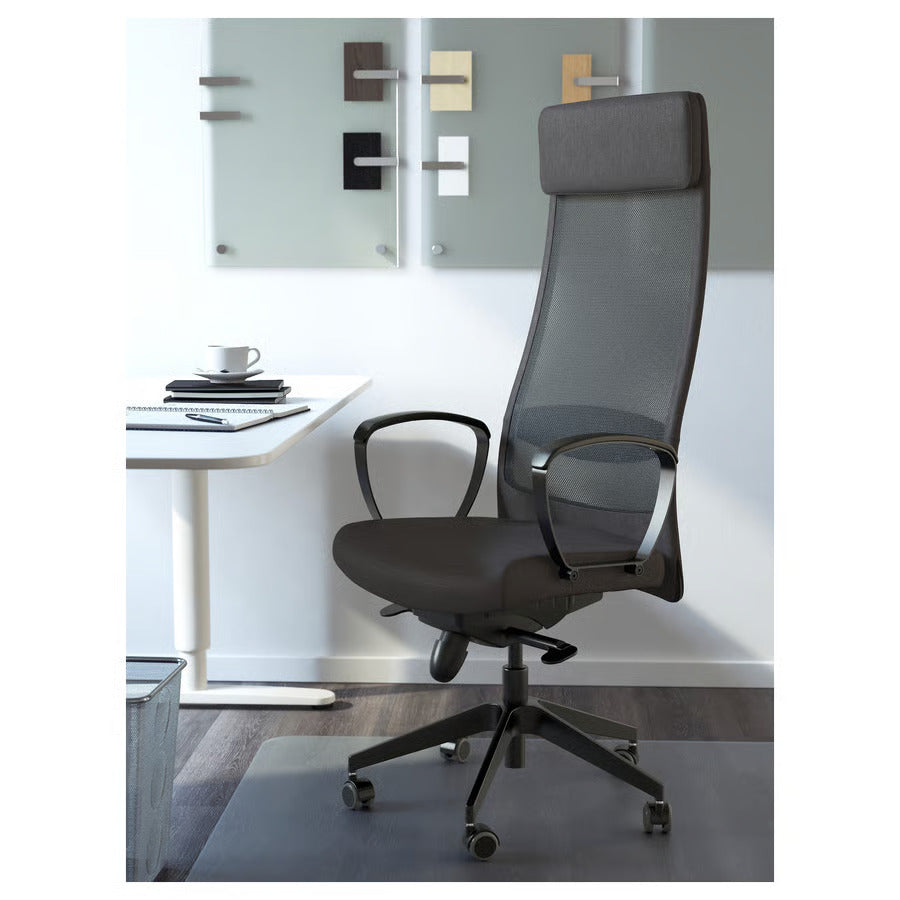 Ikea MARKUS Office chair, Vissle light gray, Medium