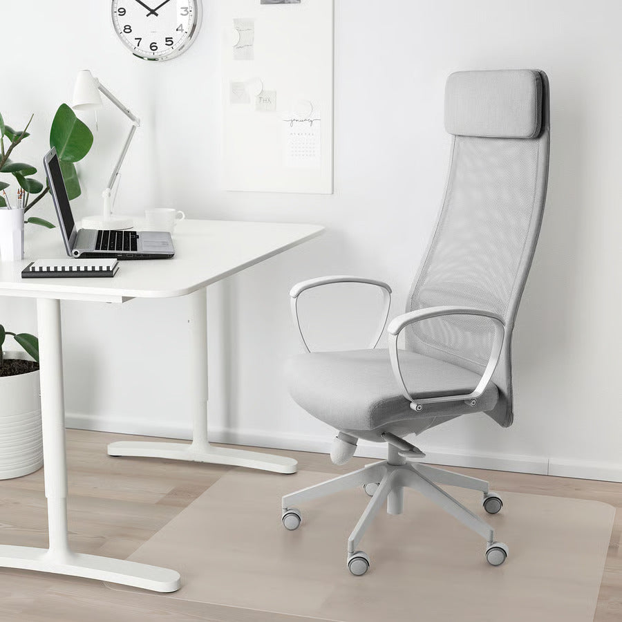 Ikea MARKUS Office chair, Vissle light gray, Medium