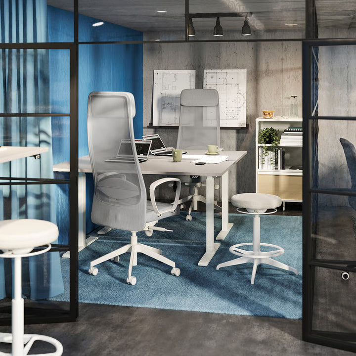 Ikea MARKUS Office chair, Vissle light gray, Medium