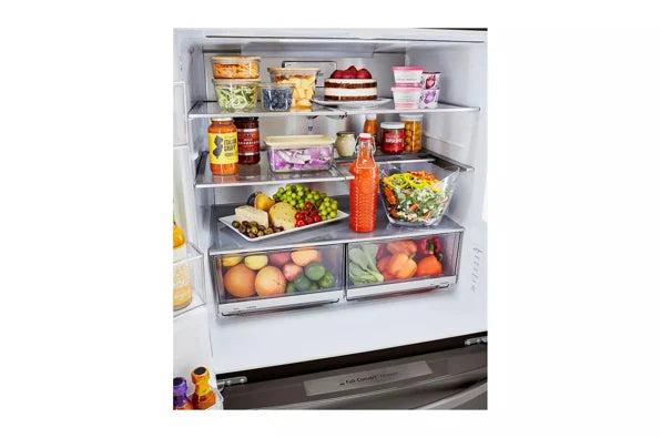 LG 36-inch Wide InstaView® Counter-Depth Refrigerator - 23 cu. ft. - LRMVC2306D