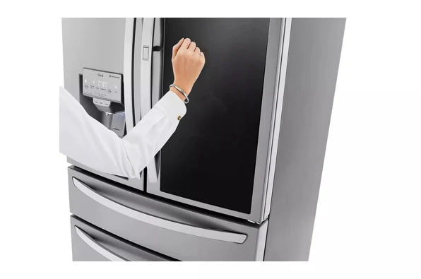 LG 36-inch Wide InstaView® Counter-Depth Refrigerator - 23 cu. ft. - LRMVC2306S