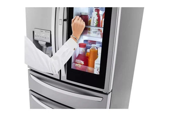 LG 36-inch Wide InstaView® Counter-Depth Refrigerator - 23 cu. ft. - LRMVC2306S