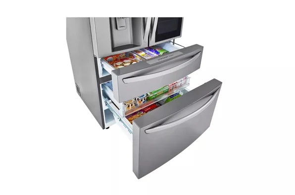 LG 36-inch Wide InstaView® Counter-Depth Refrigerator - 23 cu. ft. - LRMVC2306S