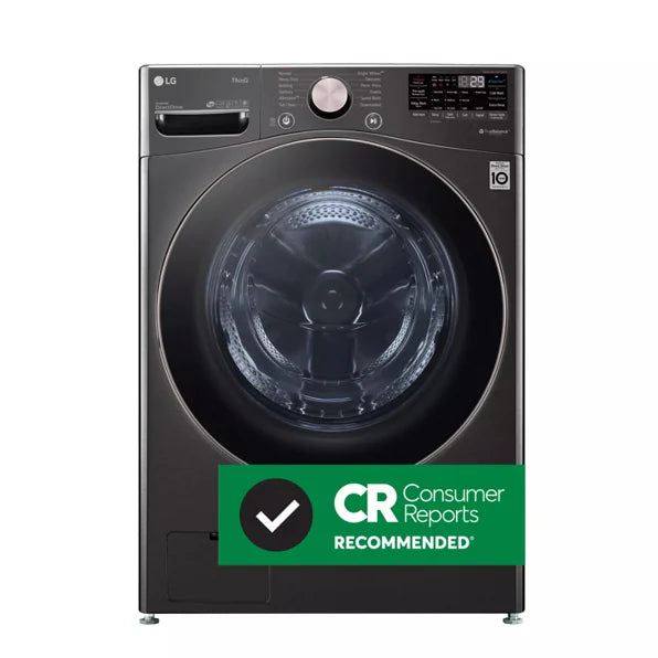 LG WM4000HBA 4.5 cu. ft. Ultra Large Capacity Front Load Washer - Black Steel