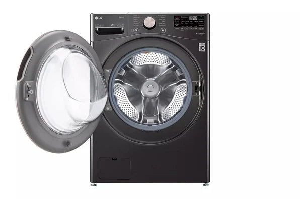 LG WM4000HBA 4.5 cu. ft. Ultra Large Capacity Front Load Washer - Black Steel