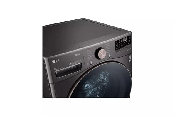 LG WM4000HBA 4.5 cu. ft. Ultra Large Capacity Front Load Washer - Black Steel