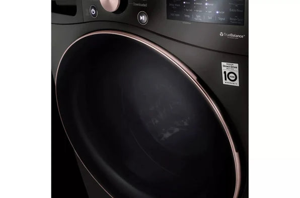 LG WM4000HBA 4.5 cu. ft. Ultra Large Capacity Front Load Washer - Black Steel