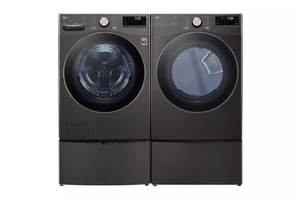LG WM4000HBA 4.5 cu. ft. Ultra Large Capacity Front Load Washer - Black Steel