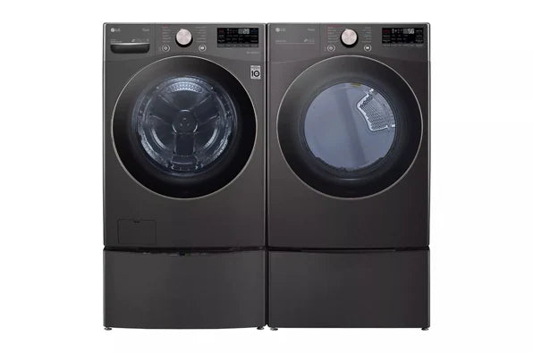 LG DLEX4000B 7.4 cu. ft. Ultra Large Capacity Smart wi-fi Enabled Front Load Electric Dryer with TurboSteam™ and Built-In Intelligence