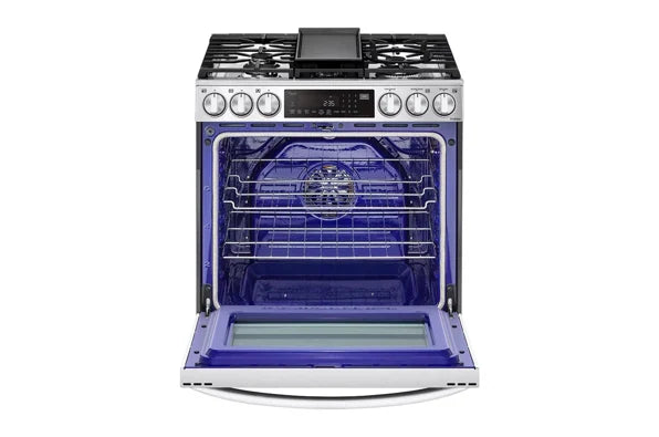 LG LSGL6337F 6.3 cu. ft. Smart Gas Slide-in Range with InstaView® ProBake Convection®, Air Fry, and Air Sous Vide