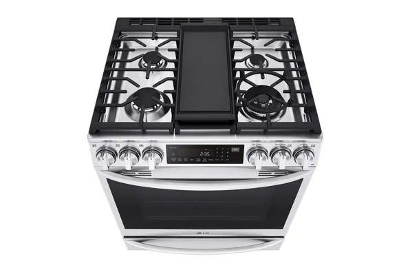 LG LSGL6337F 6.3 cu. ft. Smart Gas Slide-in Range with InstaView® ProBake Convection®, Air Fry, and Air Sous Vide