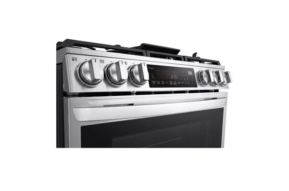LG LSGL6337F 6.3 cu. ft. Smart Gas Slide-in Range with InstaView® ProBake Convection®, Air Fry, and Air Sous Vide
