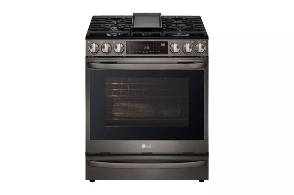 LG LSGL6337D 6.3 cu ft. Smart Wi-Fi Enabled ProBake Convection® InstaView™ Gas Slide-in Range with Air Fry