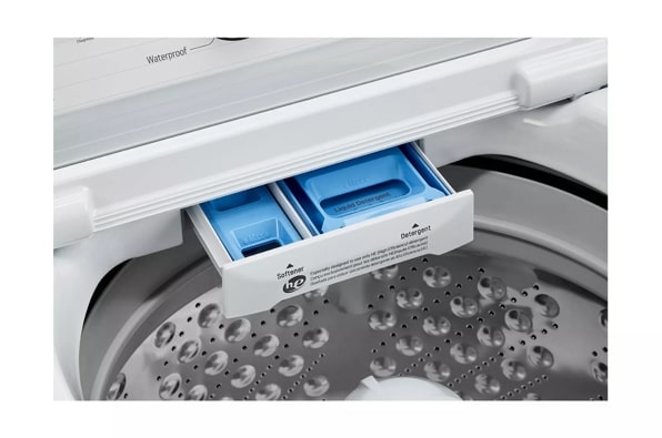 LG WT7005CW 4.3 cu. ft. Ultra Large Capacity Top Load Washer with 4-Way™ Agitator & TurboDrum™ Technology