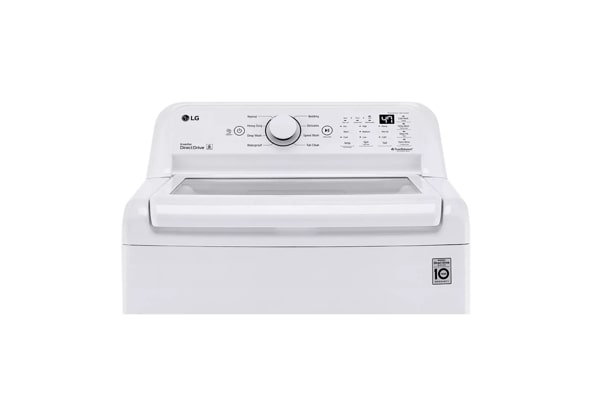 LG WT7005CW 4.3 cu. ft. Ultra Large Capacity Top Load Washer with 4-Way™ Agitator & TurboDrum™ Technology