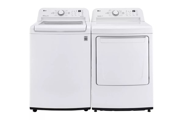 LG WT7005CW 4.3 cu. ft. Ultra Large Capacity Top Load Washer with 4-Way™ Agitator & TurboDrum™ Technology