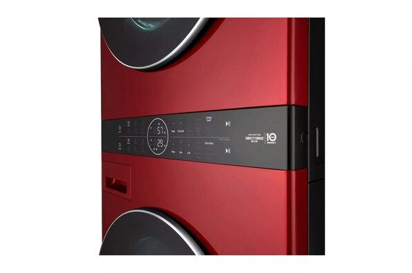 LG WKGX201HRA Single Unit Front Load LG WashTower™ with Center Control™ 4.5 cu. ft. Washer and 7.4 cu. ft. Gas Dryer
