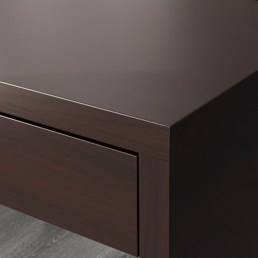 IKEA MICKE Desk, black-brown, 55 7/8x19 5/8 "
