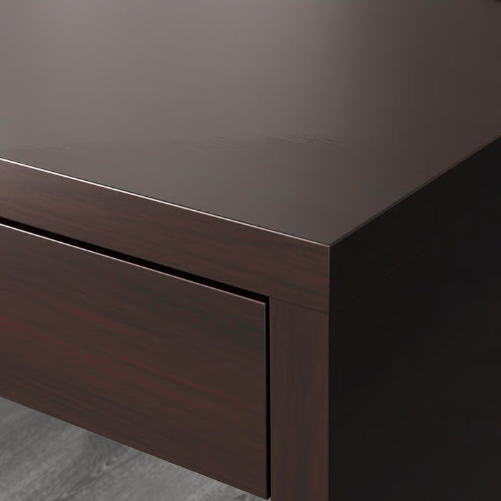 IKEA MICKE Desk, black-brown, 55 7/8x19 5/8 "