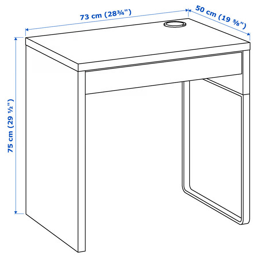 IKEA MICKE Desk, 28 3/4x19 5/8 "