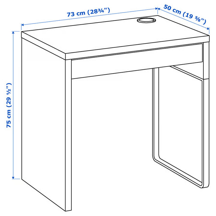 IKEA MICKE Desk, 28 3/4x19 5/8 "