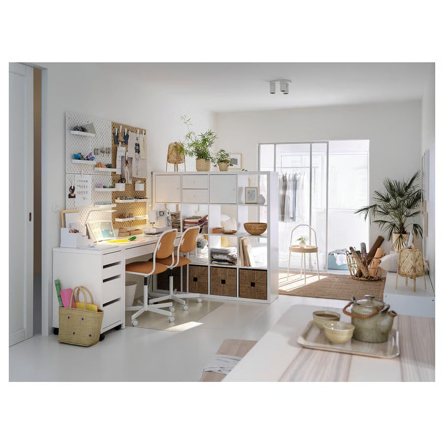 IKEA MICKE Desk, black-brown, 55 7/8x19 5/8 "