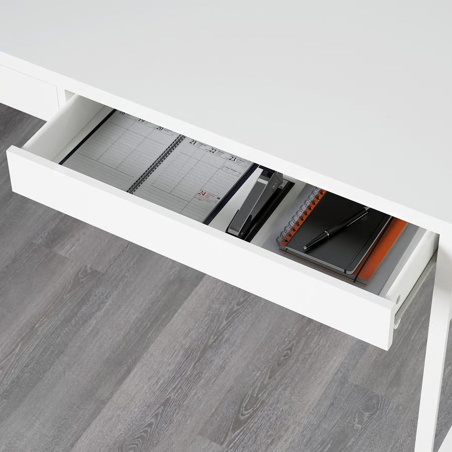 IKEA MICKE Desk, black-brown, 55 7/8x19 5/8 "