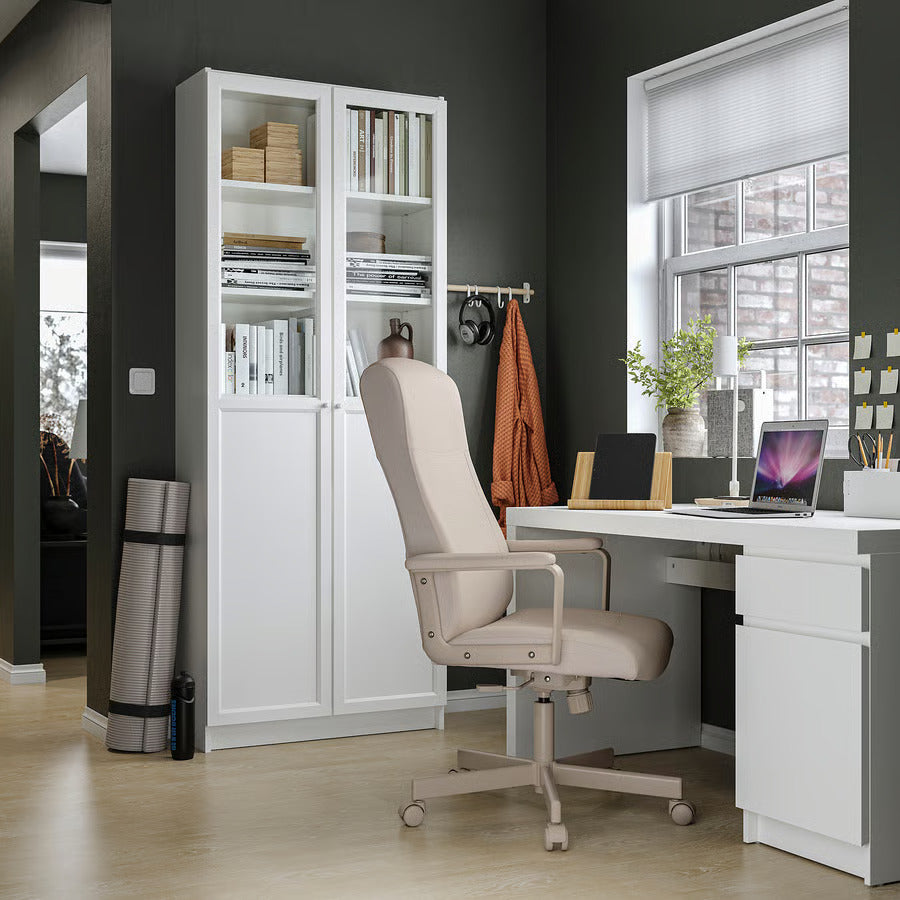Ikea MILLBERGET Swivel chair, Murum dark brown