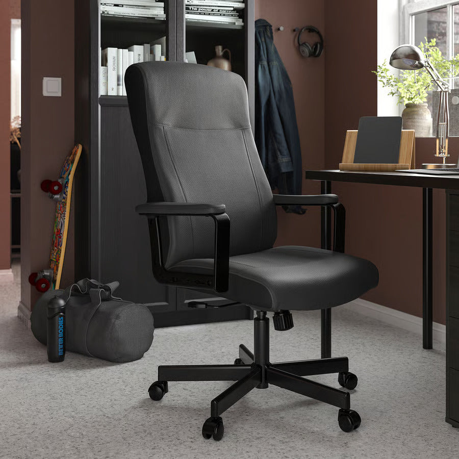 Ikea MILLBERGET Swivel chair, Murum dark brown