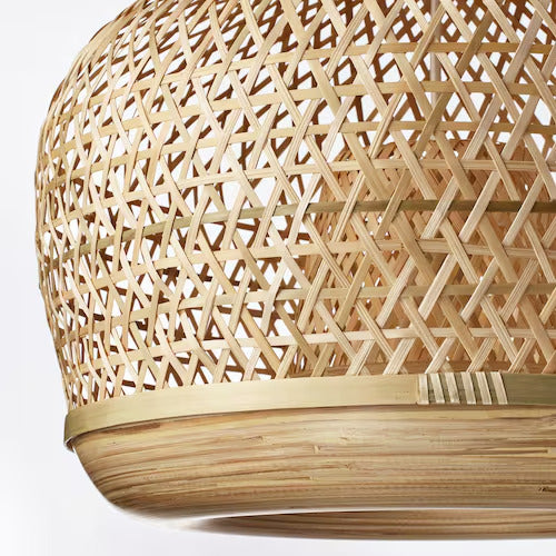 IKEA MISTERHULT Pendant lamp, bamboo/handmade, 18 "
