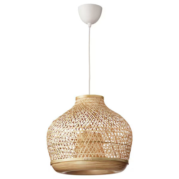 IKEA MISTERHULT Pendant lamp, bamboo/handmade, 18 "