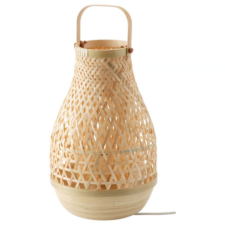IKEA MISTERHULT Table lamp, bamboo/handmade, 14 "