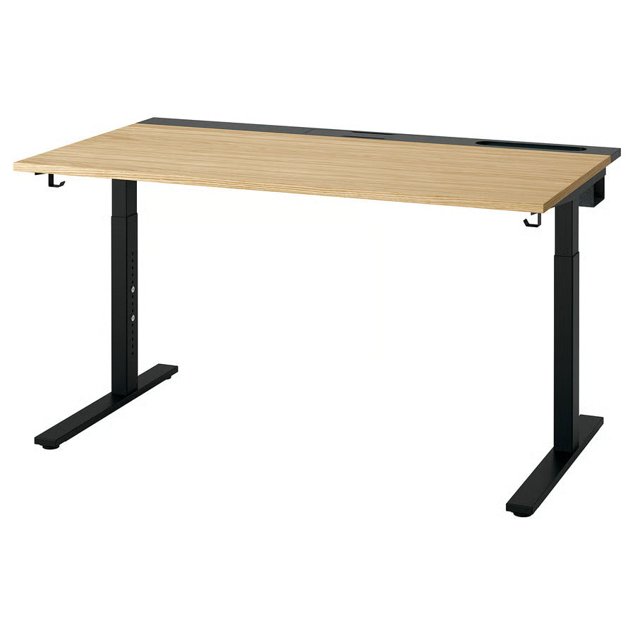 IKEA MITTZON Desk, birch veneer, 55 1/8x31 1/2 "