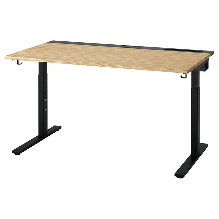 IKEA MITTZON Desk, birch veneer, 55 1/8x31 1/2 "