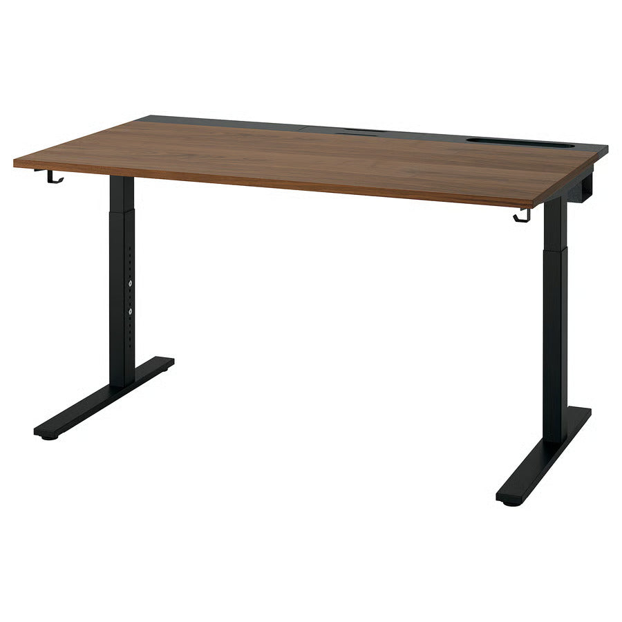IKEA MITTZON Desk, birch veneer, 55 1/8x31 1/2 "
