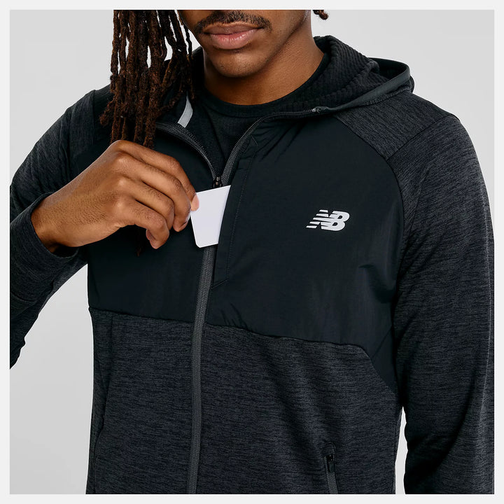 New Balance Heat Grid Hooded Full Zip