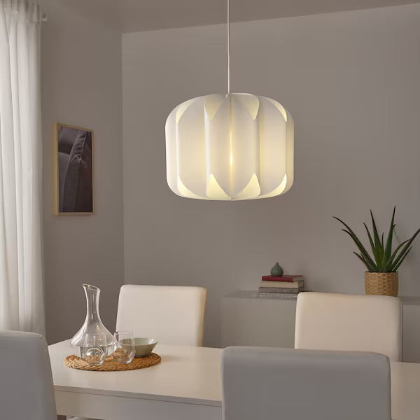 IKEA MOJNA / HEMMA Pendant lamp, white, 19 "