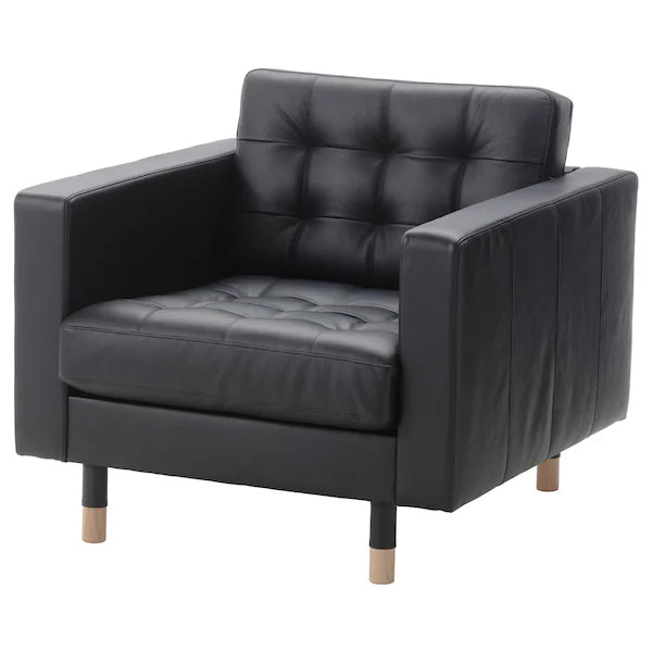 IKEA MORABO Armchair, Grann/Bomstad black/wood