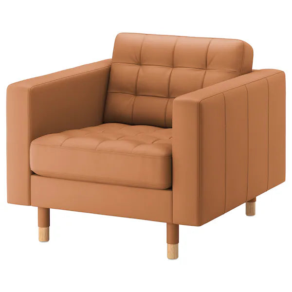 IKEA MORABO Armchair, Grann/Bomstad golden brown/wood