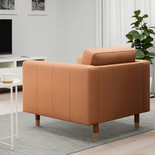 IKEA MORABO Armchair, Grann/Bomstad golden brown/wood