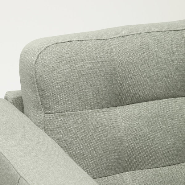 IKEA MORABO Chaise, add-on unit, Gunnared light green/wood