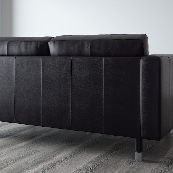 IKEA MORABO Sectional, 5-seat corner, Grann/Bomstad black/metal
