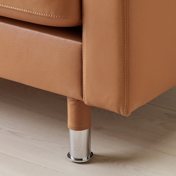 IKEA MORABO Sectional, 5-seat corner, Grann/Bomstad golden brown/metal
