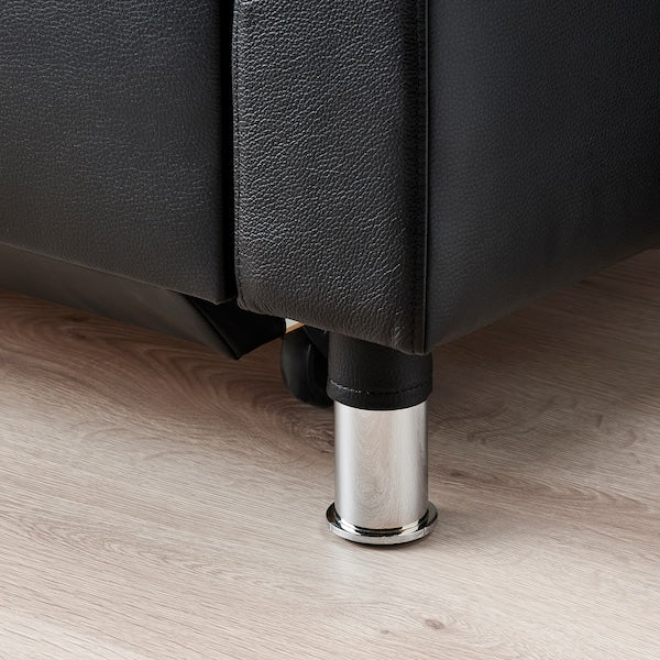 IKEA MORABO Sleeper sofa, Grann/Bomstad black/metal