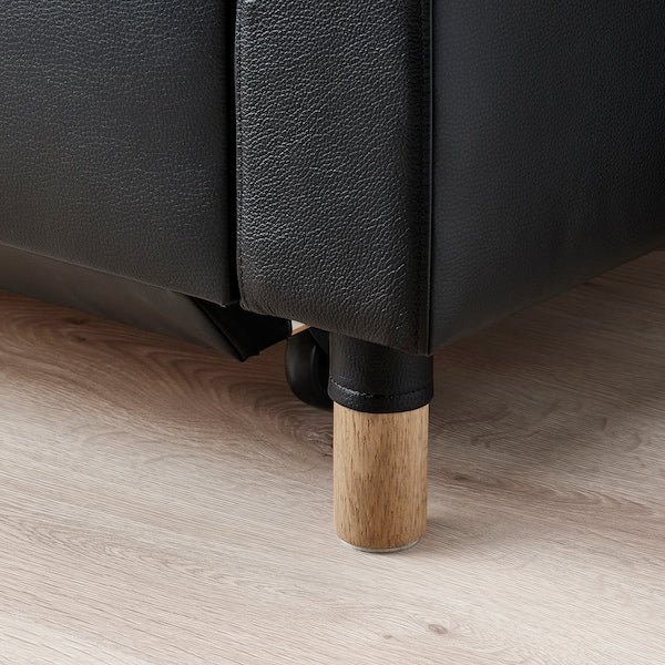IKEA MORABO Sleeper sofa, Grann/Bomstad black/wood