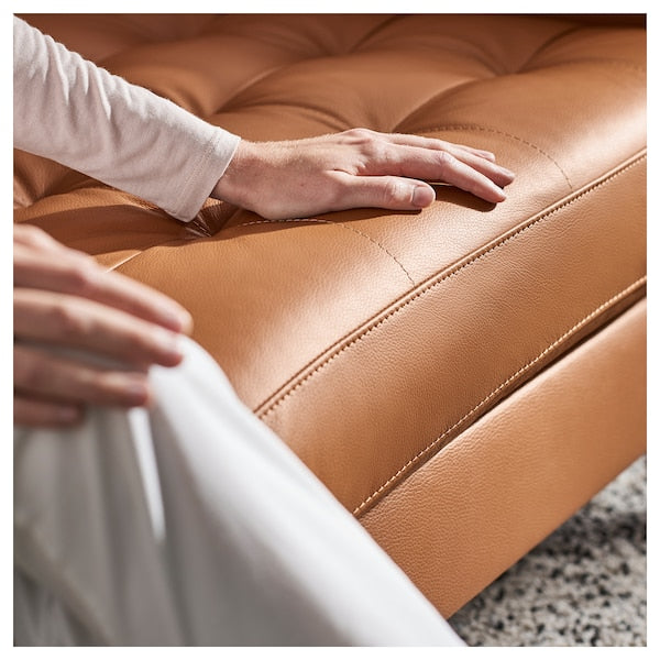 IKEA MORABO Sleeper sofa, Grann/Bomstad golden brown/metal