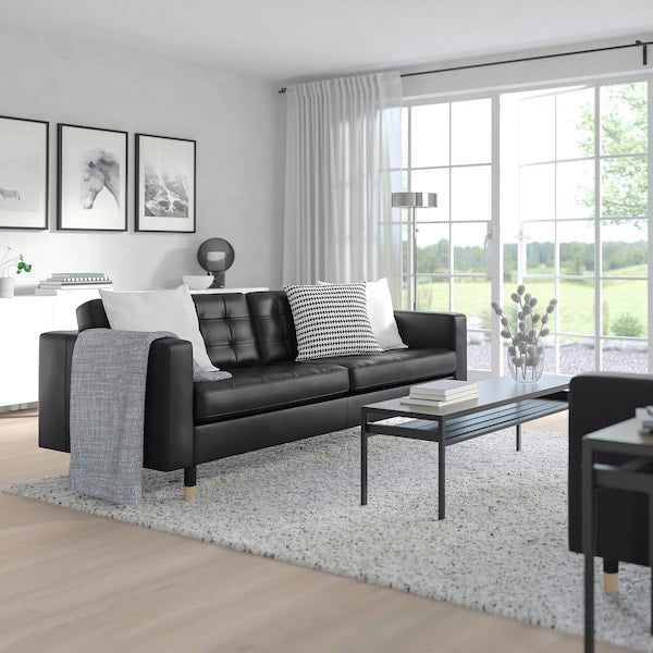 IKEA MORABO Sofa, Grann/Bomstad black/wood