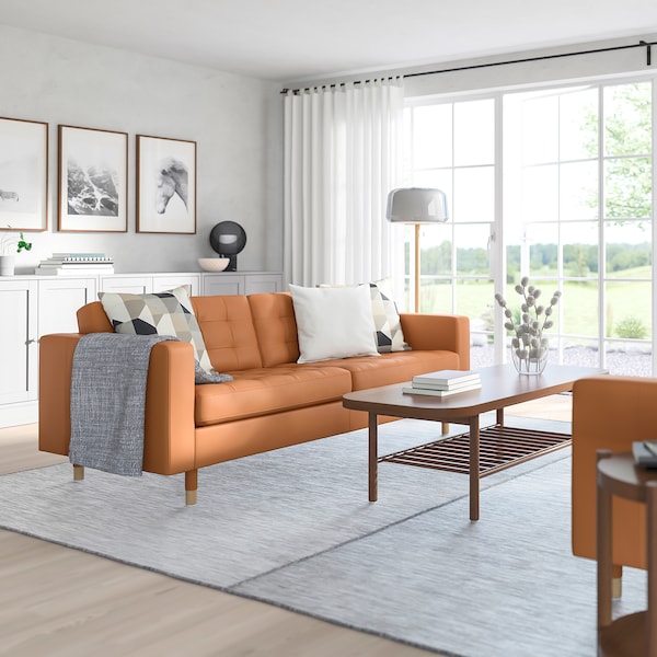 IKEA MORABO Sofa, Grann/Bomstad golden brown/wood