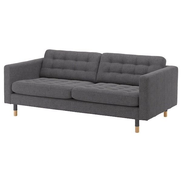 IKEA MORABO Sofa, Gunnared dark gray/wood